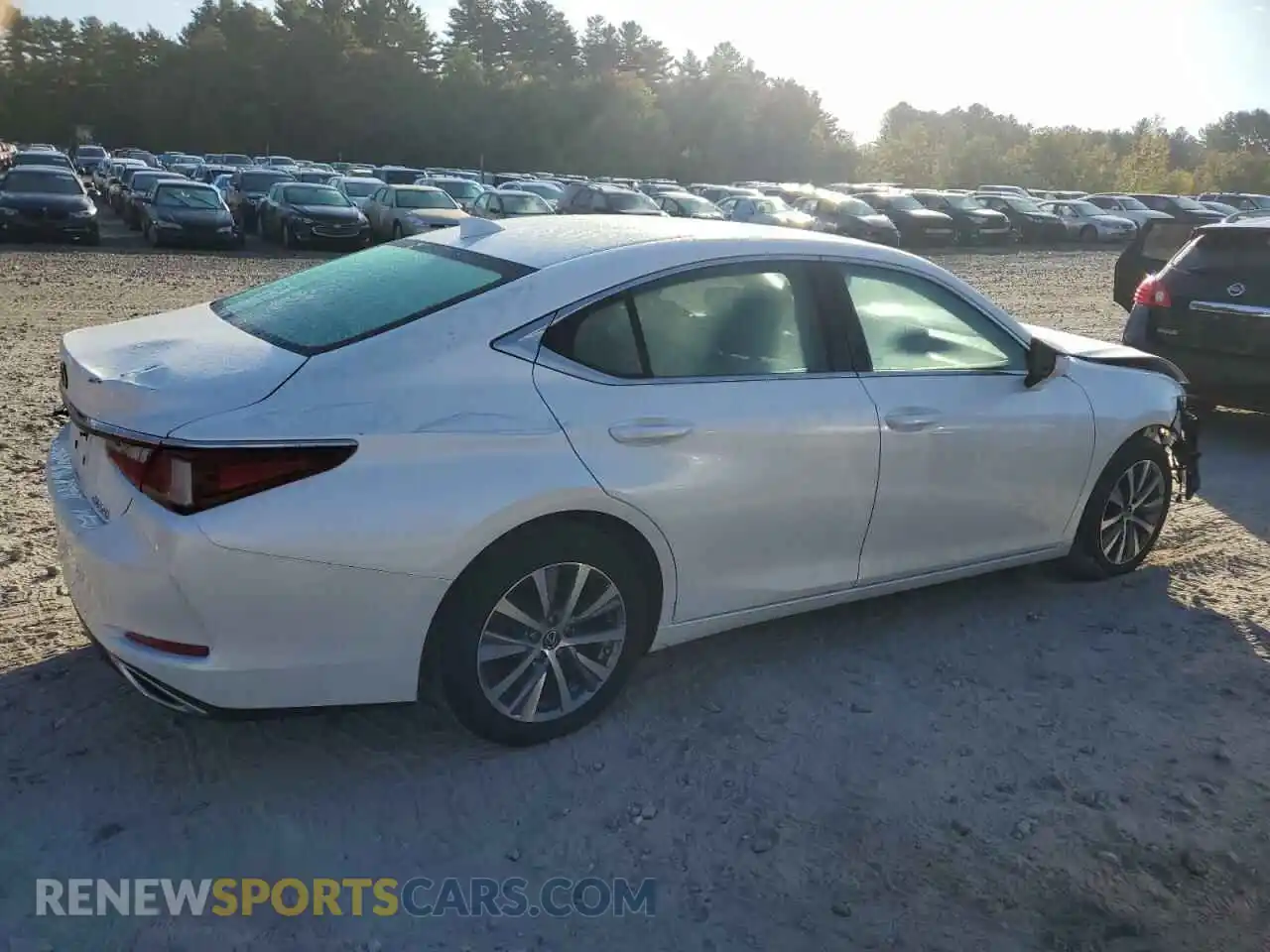 3 Photograph of a damaged car 58ABZ1B15KU033604 LEXUS ES350 2019