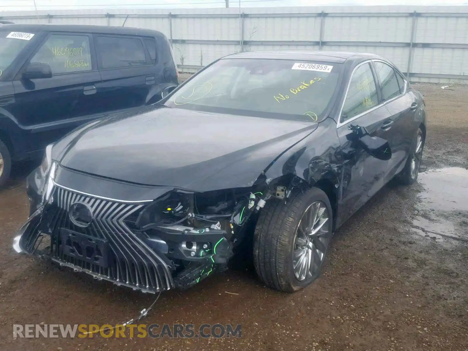 2 Photograph of a damaged car 58ABZ1B16KU006668 LEXUS ES350 2019