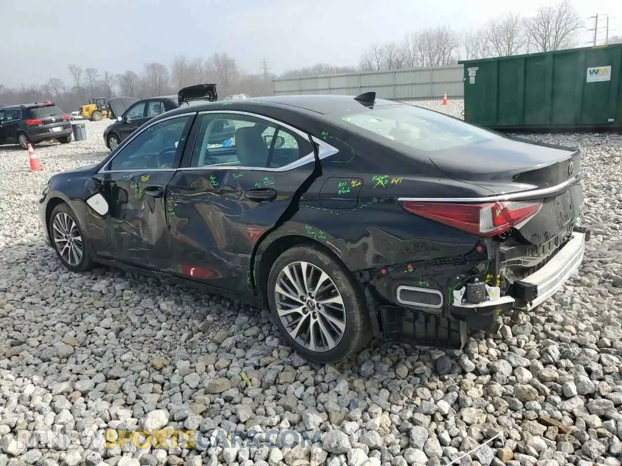 2 Photograph of a damaged car 58ABZ1B16KU024457 LEXUS ES350 2019