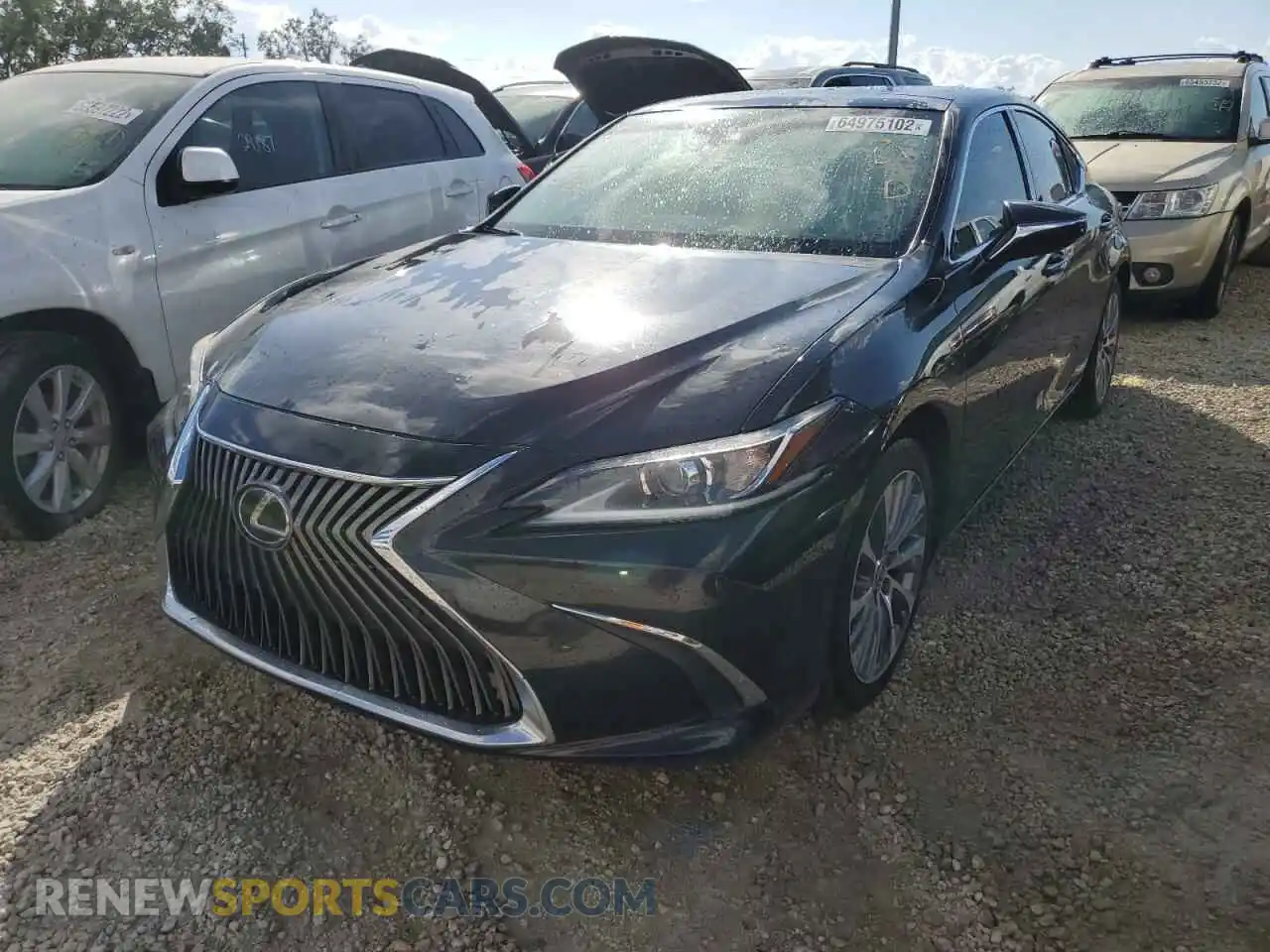 2 Photograph of a damaged car 58ABZ1B16KU027701 LEXUS ES350 2019