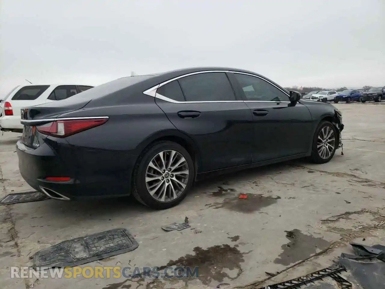 3 Photograph of a damaged car 58ABZ1B16KU034308 LEXUS ES350 2019