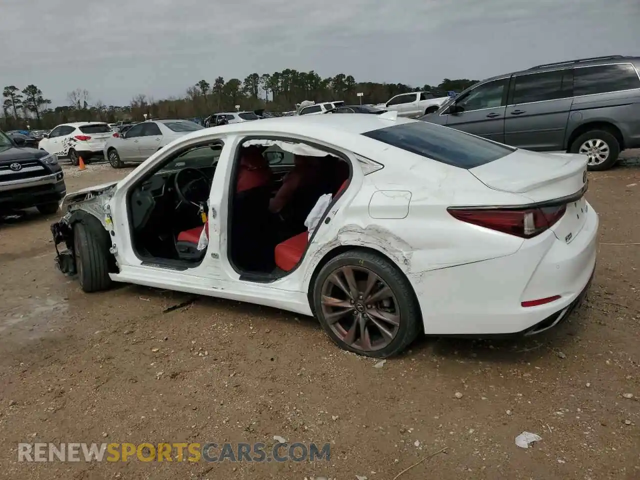 2 Photograph of a damaged car 58ABZ1B16KU040318 LEXUS ES350 2019