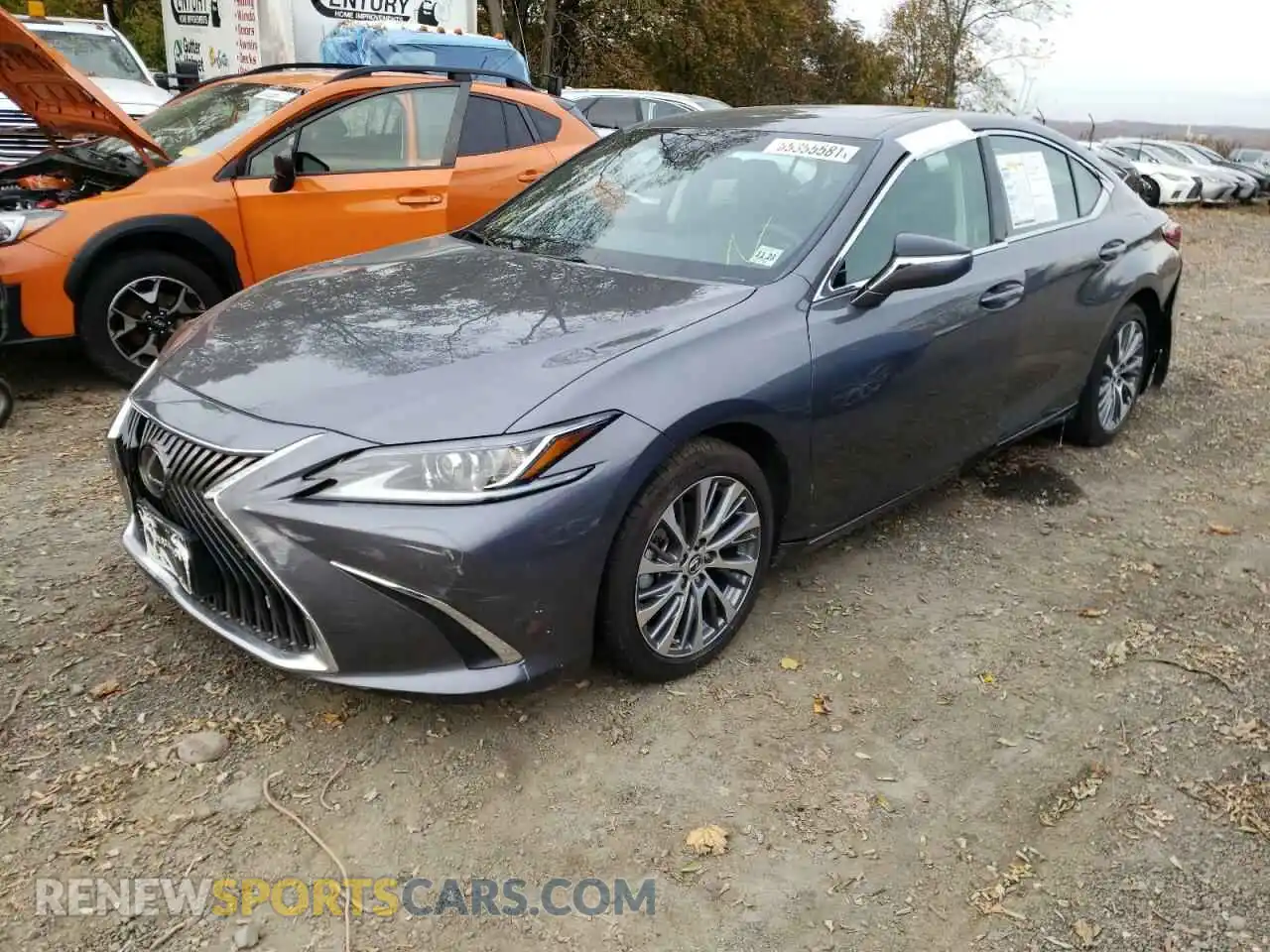 2 Photograph of a damaged car 58ABZ1B17KU009207 LEXUS ES350 2019