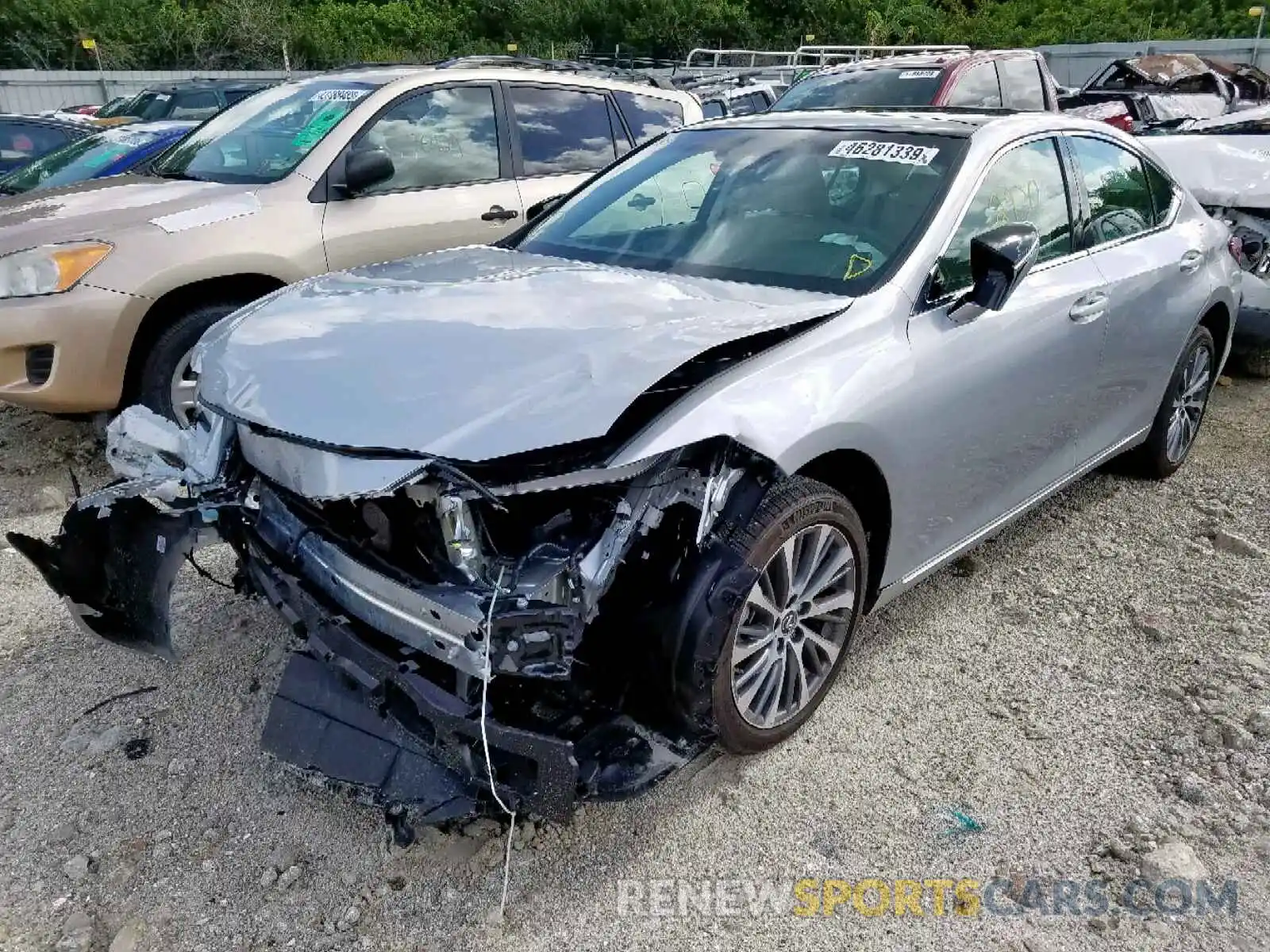 2 Photograph of a damaged car 58ABZ1B17KU021101 LEXUS ES350 2019