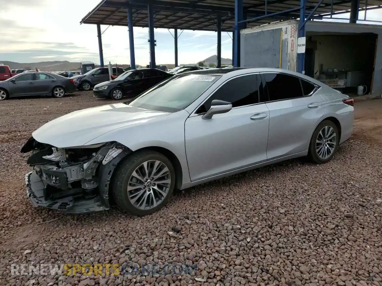 1 Photograph of a damaged car 58ABZ1B17KU033281 LEXUS ES350 2019