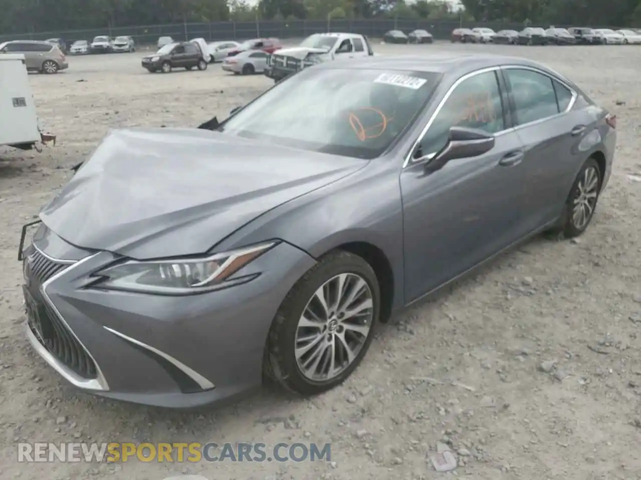 2 Photograph of a damaged car 58ABZ1B17KU038982 LEXUS ES350 2019