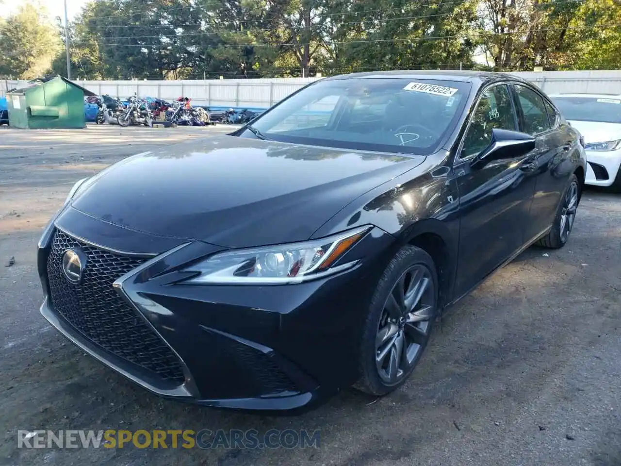 2 Photograph of a damaged car 58ABZ1B17KU042191 LEXUS ES350 2019