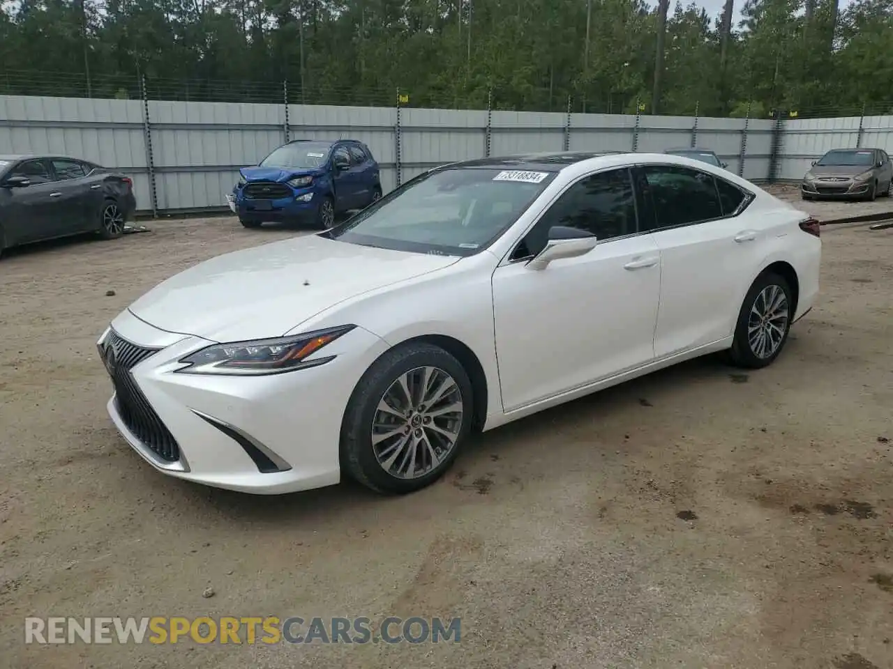 1 Photograph of a damaged car 58ABZ1B18KU007790 LEXUS ES350 2019