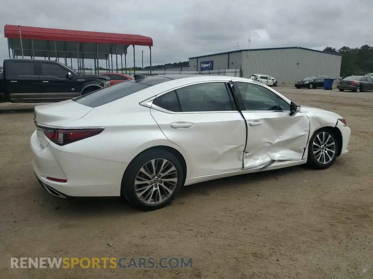 3 Photograph of a damaged car 58ABZ1B18KU007790 LEXUS ES350 2019