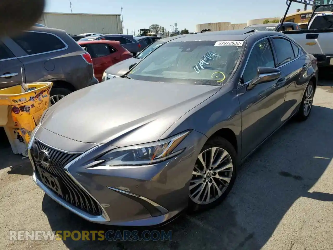 2 Photograph of a damaged car 58ABZ1B18KU012925 LEXUS ES350 2019