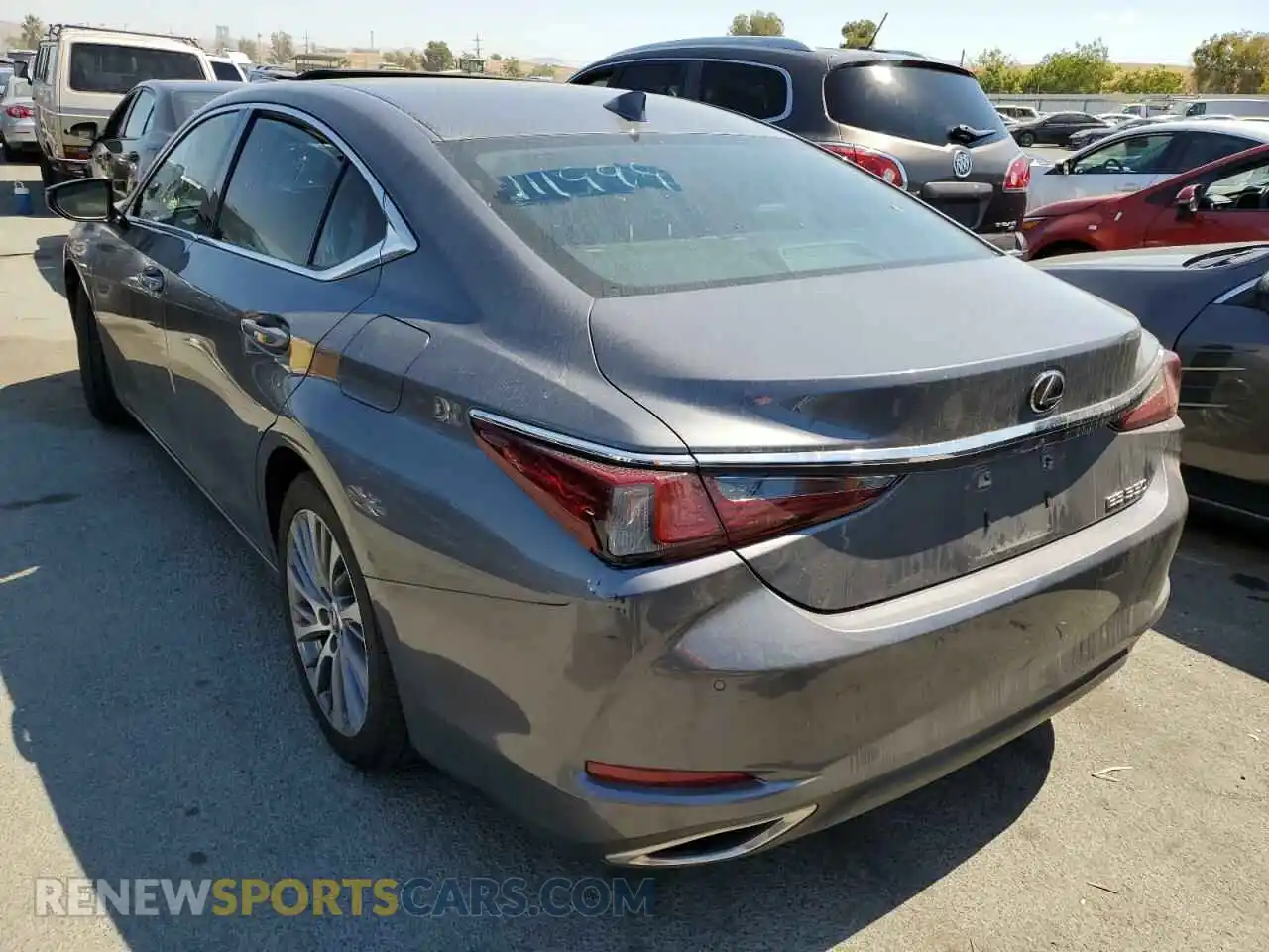 3 Photograph of a damaged car 58ABZ1B18KU012925 LEXUS ES350 2019