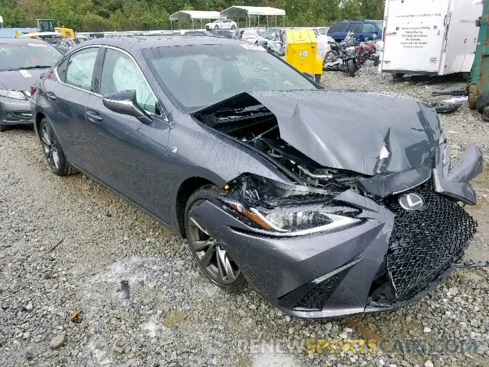 1 Photograph of a damaged car 58ABZ1B18KU040272 LEXUS ES350 2019