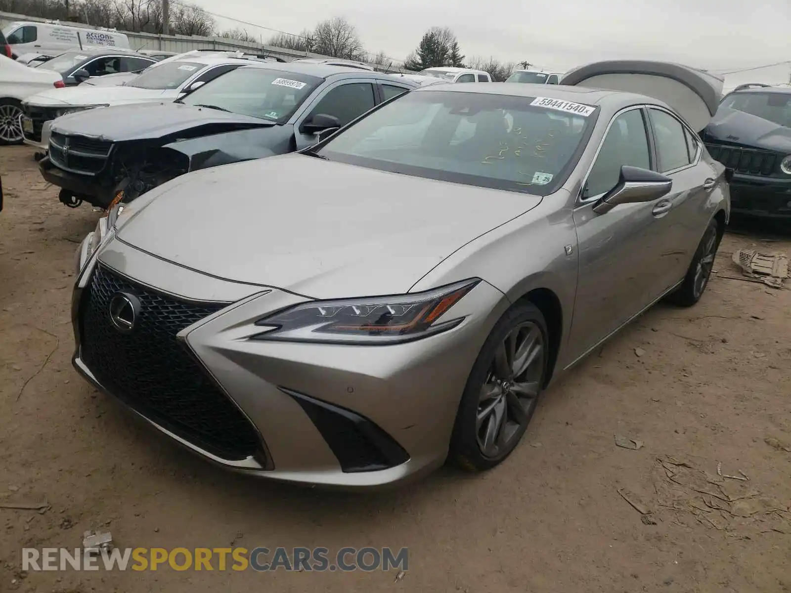2 Photograph of a damaged car 58ABZ1B19KU026963 LEXUS ES350 2019