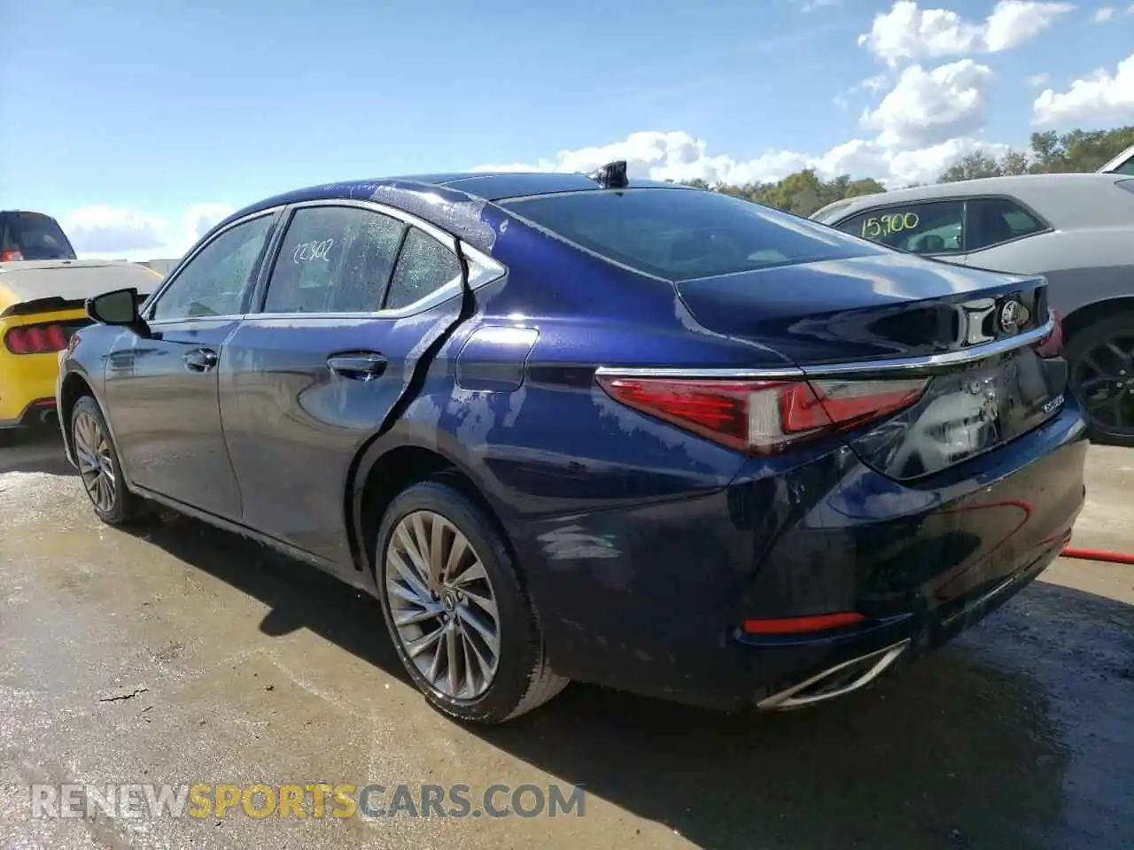 3 Фотография поврежденного автомобиля 58ABZ1B1XKU016751 LEXUS ES350 2019
