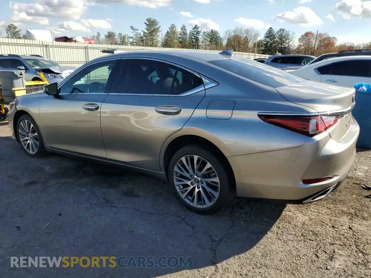 2 Photograph of a damaged car 58ABZ1B1XKU031296 LEXUS ES350 2019