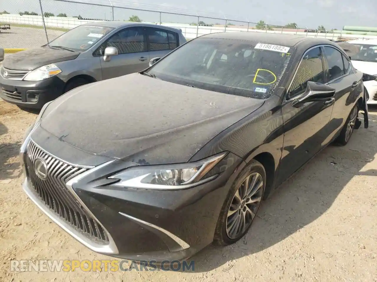 2 Photograph of a damaged car 58ABZ1B1XKU033291 LEXUS ES350 2019