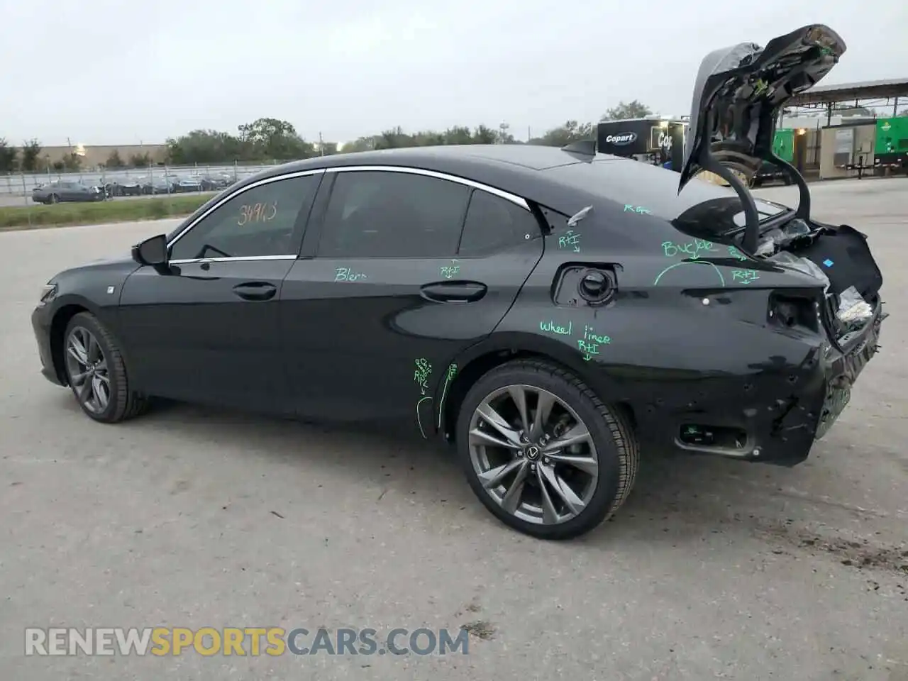 2 Photograph of a damaged car 58ABZ1B1XKU042010 LEXUS ES350 2019