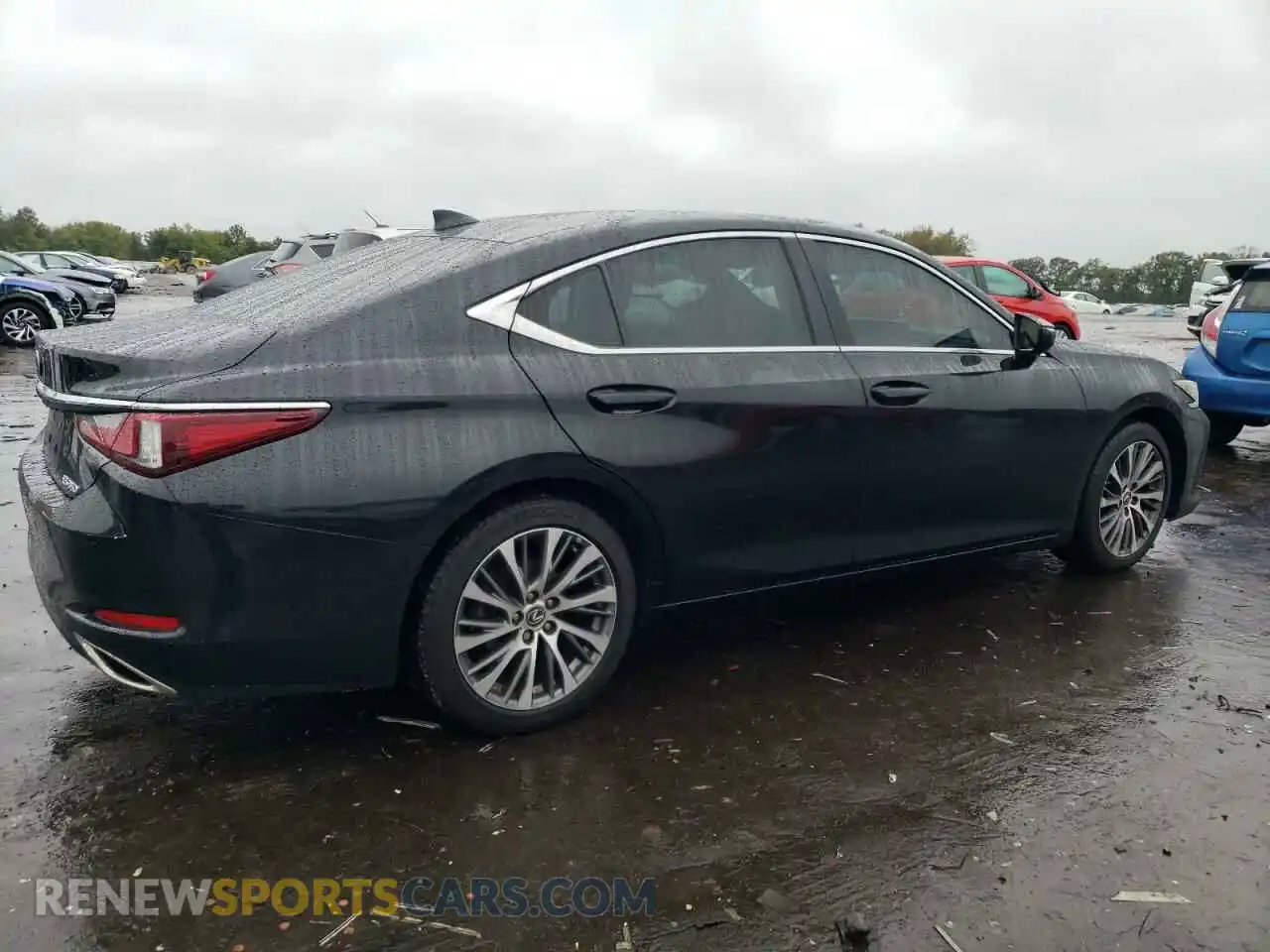 3 Photograph of a damaged car 58ABZ1B1XKU042041 LEXUS ES350 2019