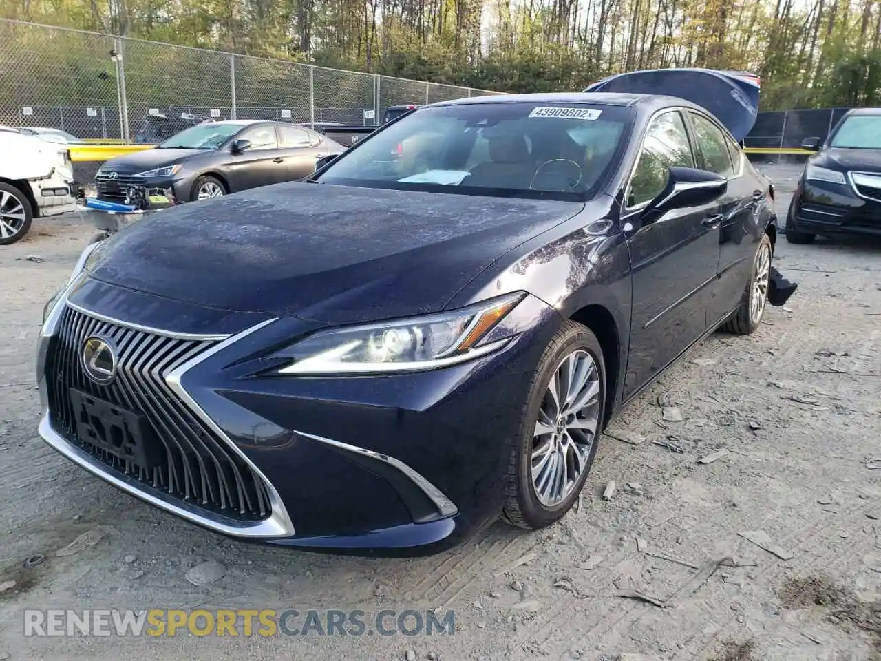 2 Photograph of a damaged car 58ABZ1B1XKU042394 LEXUS ES350 2019