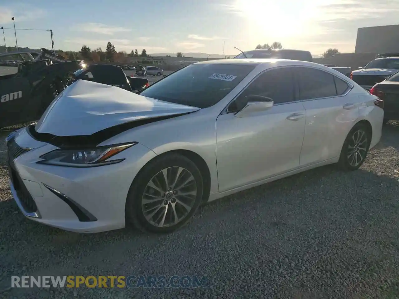 1 Photograph of a damaged car JTHBZ1B13K2004737 LEXUS ES350 2019