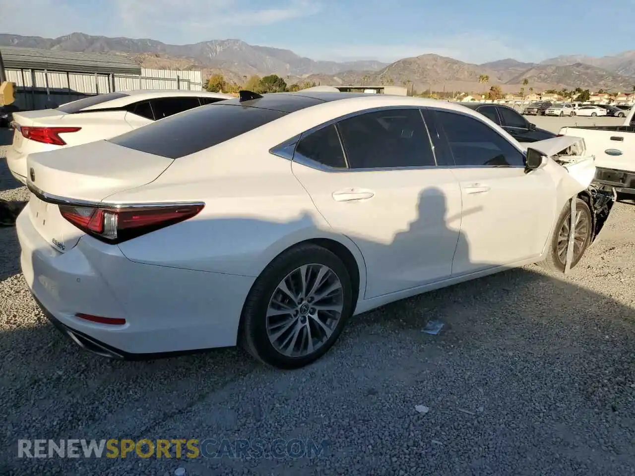 3 Photograph of a damaged car JTHBZ1B13K2004737 LEXUS ES350 2019