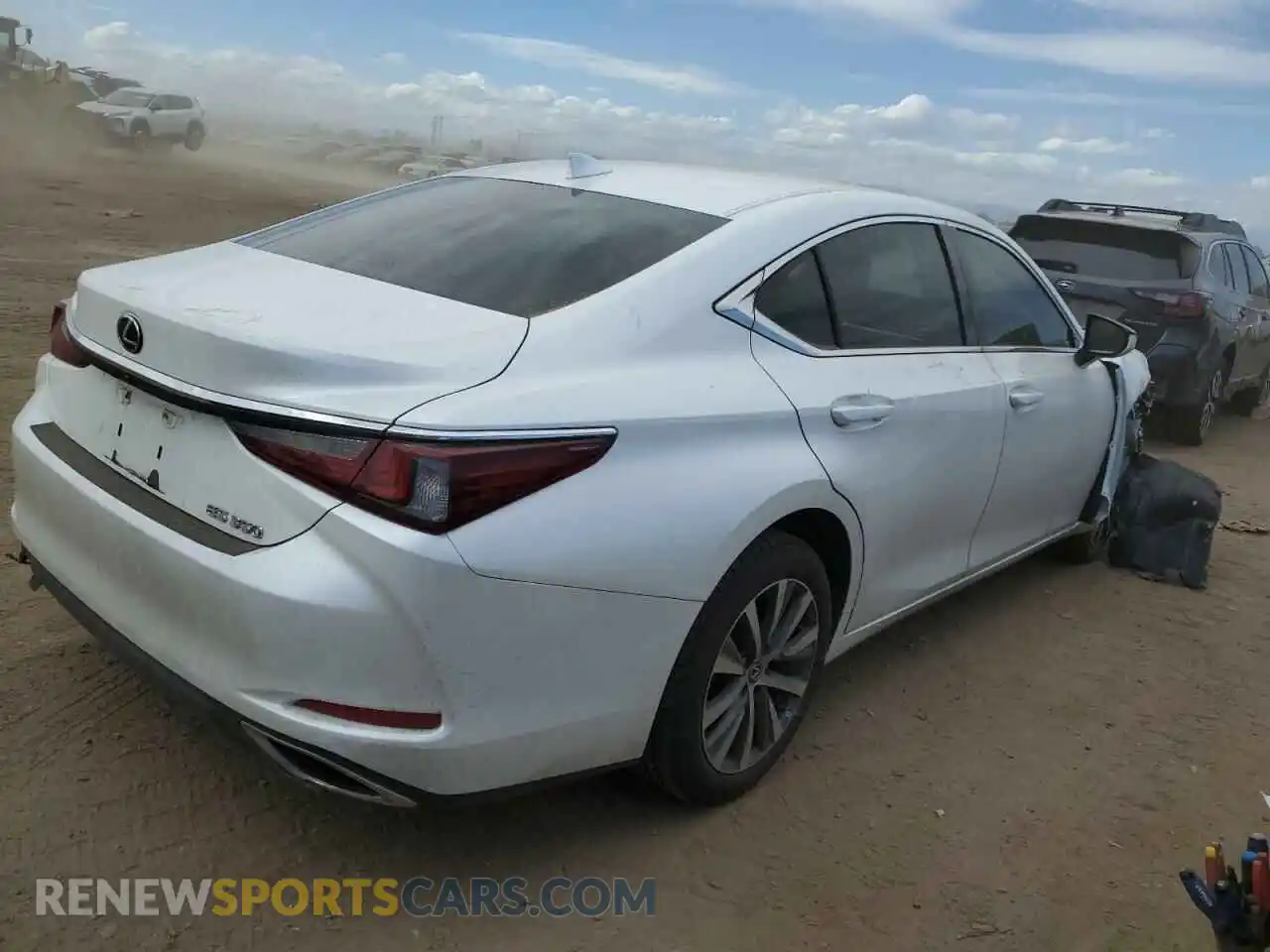 3 Photograph of a damaged car 58ACZ1B10LU063843 LEXUS ES350 2020