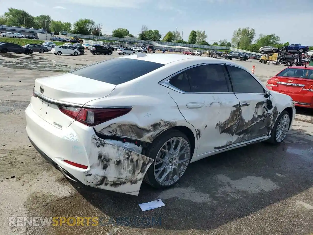 3 Photograph of a damaged car 58ACZ1B16LU075169 LEXUS ES350 2020