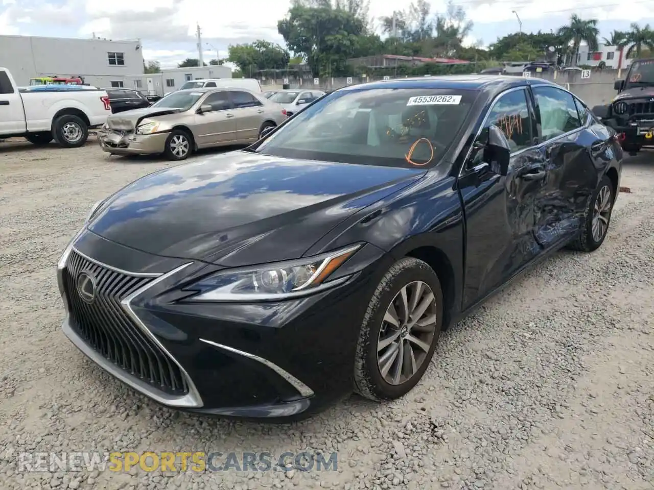 2 Photograph of a damaged car 58ACZ1B17LU077030 LEXUS ES350 2020
