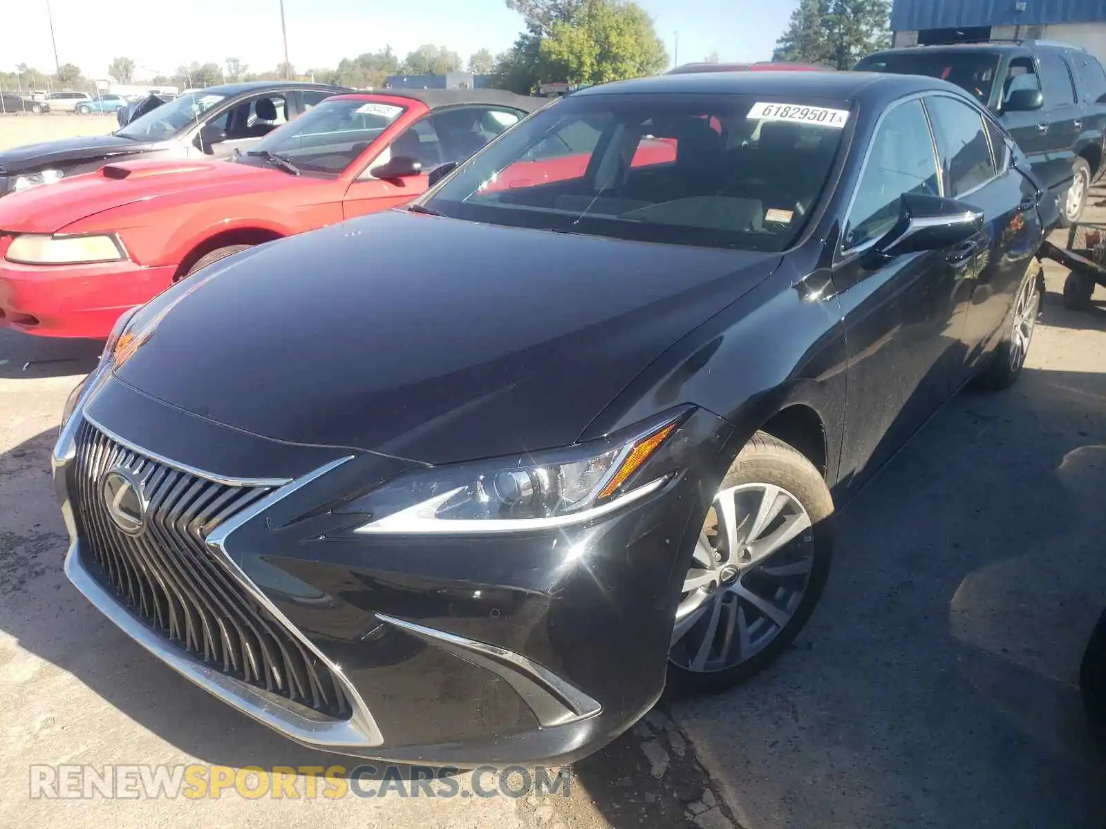 2 Photograph of a damaged car 58ADZ1B10LU051969 LEXUS ES350 2020