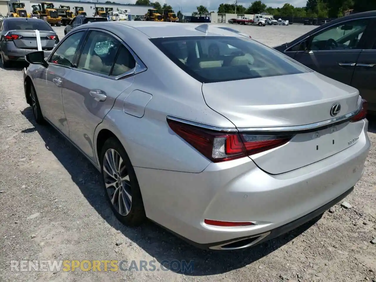3 fotografías del automóvil dañado 58ADZ1B10LU066682 LEXUS ES350 2020