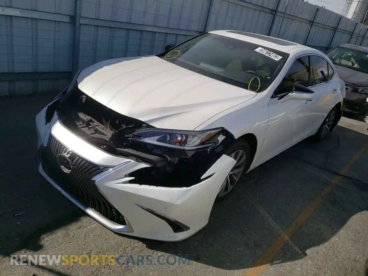2 Photograph of a damaged car 58ADZ1B11LU056548 LEXUS ES350 2020
