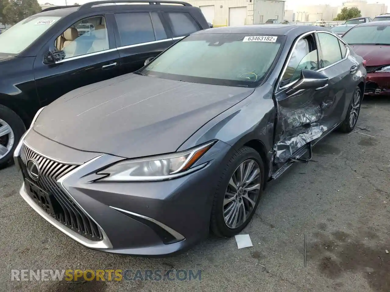 2 Photograph of a damaged car 58ADZ1B11LU062706 LEXUS ES350 2020