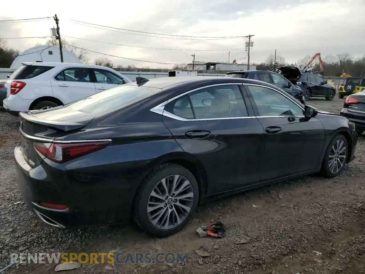 3 Photograph of a damaged car 58ADZ1B11LU076640 LEXUS ES350 2020