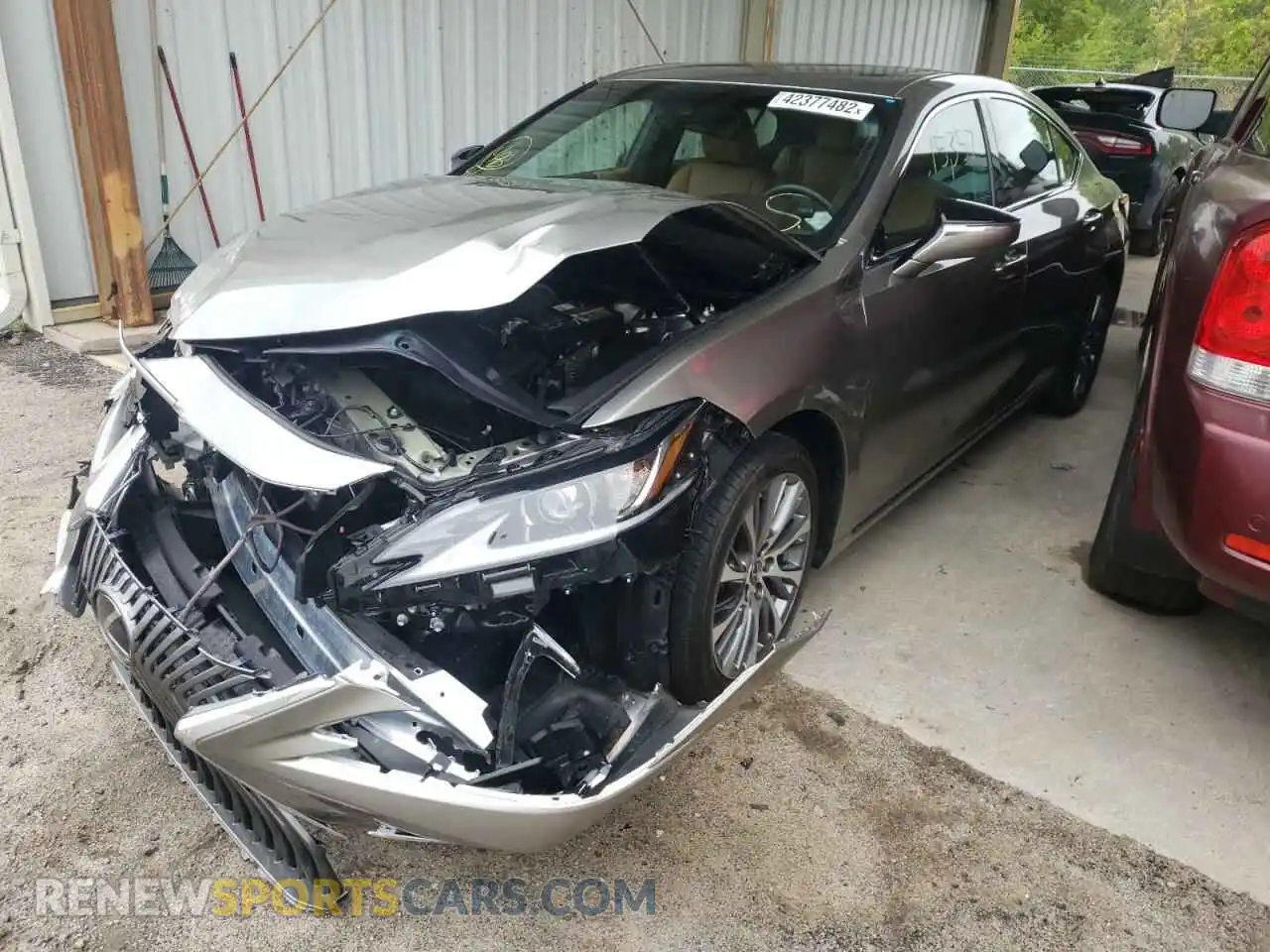 2 Photograph of a damaged car 58ADZ1B12LU067476 LEXUS ES350 2020