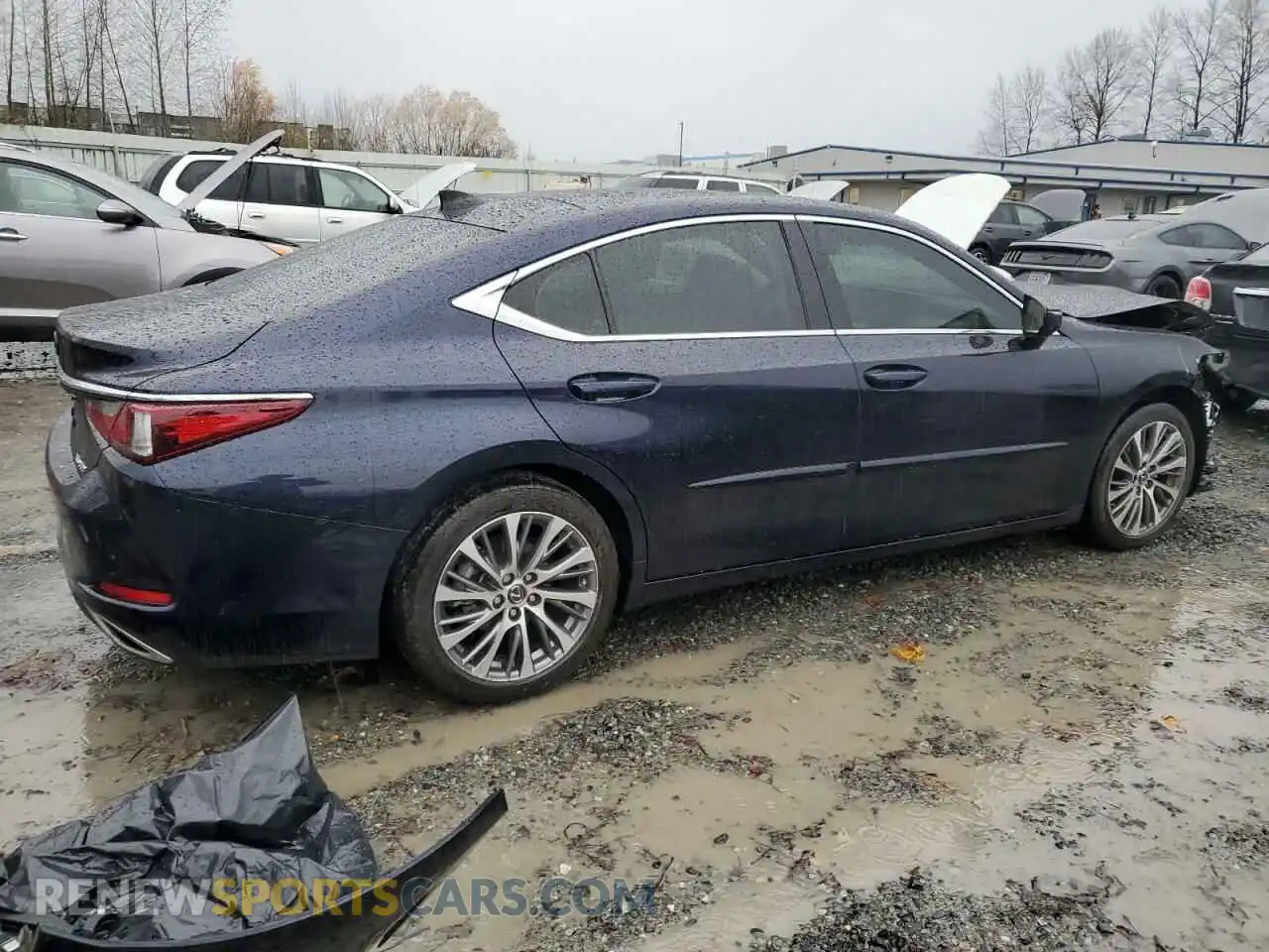 3 Photograph of a damaged car 58ADZ1B12LU068983 LEXUS ES350 2020