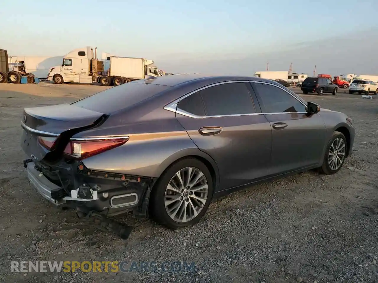 3 Photograph of a damaged car 58ADZ1B12LU074153 LEXUS ES350 2020