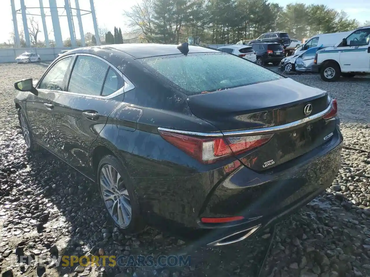 3 Photograph of a damaged car 58ADZ1B13LU063551 LEXUS ES350 2020