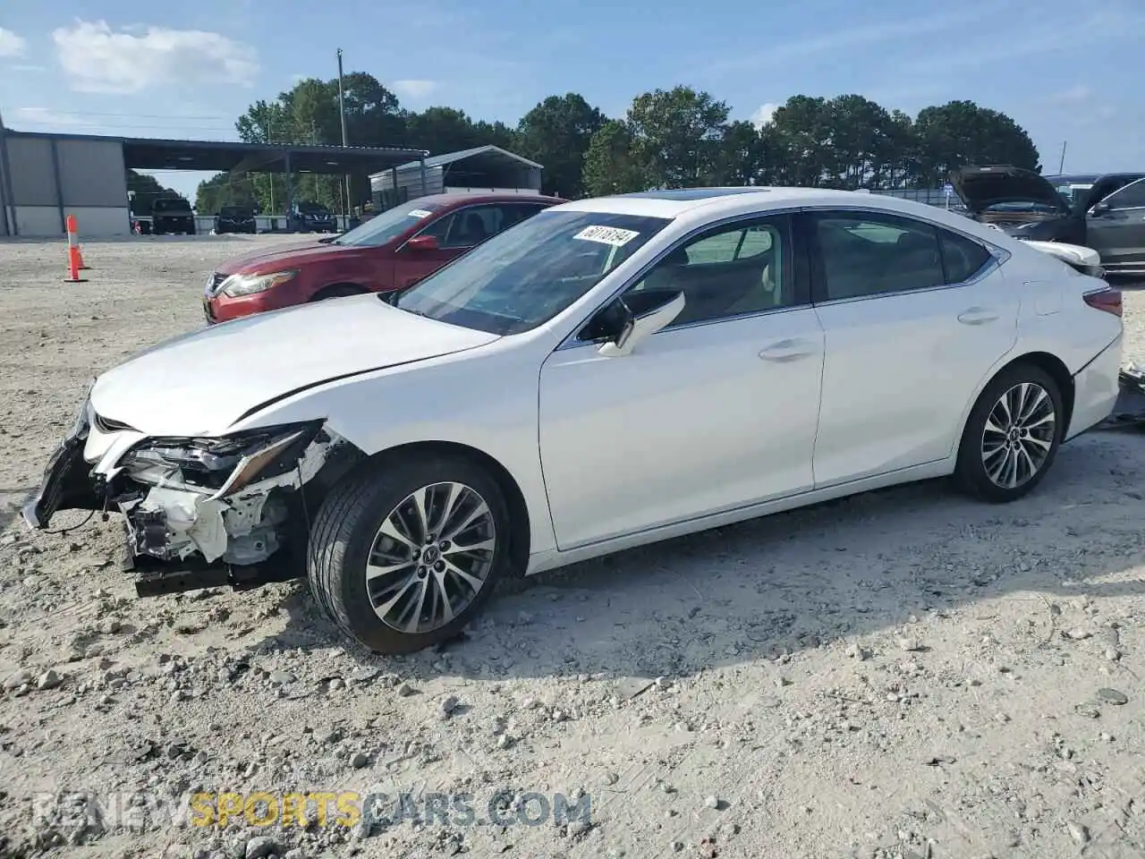 1 Photograph of a damaged car 58ADZ1B13LU072721 LEXUS ES350 2020