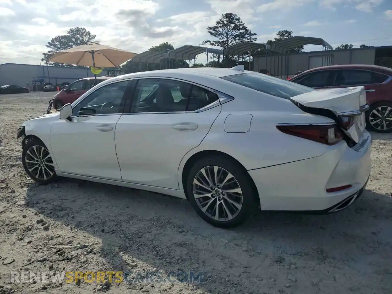 2 Photograph of a damaged car 58ADZ1B13LU072721 LEXUS ES350 2020