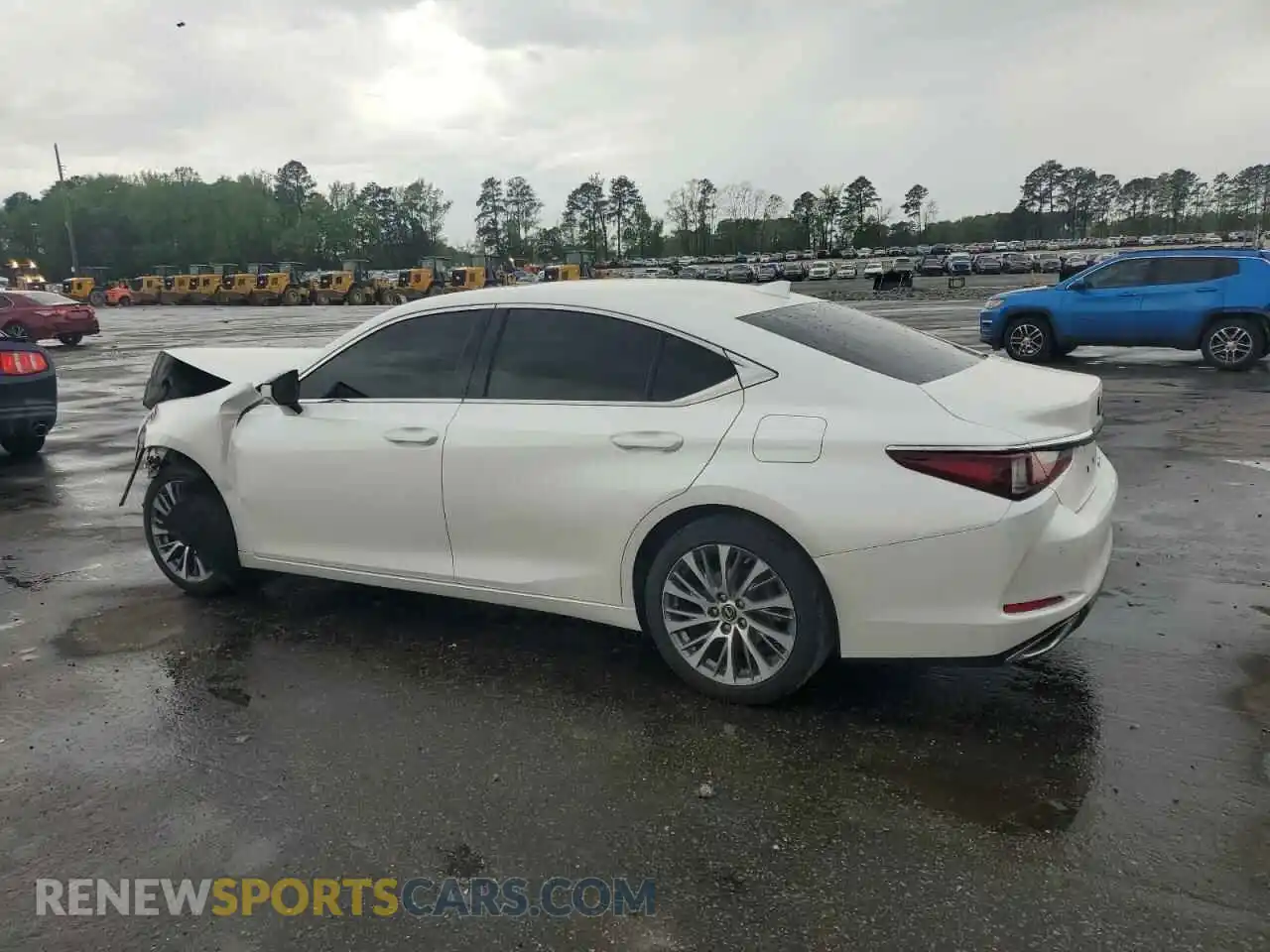 2 fotografías del automóvil dañado 58ADZ1B14LU063350 LEXUS ES350 2020