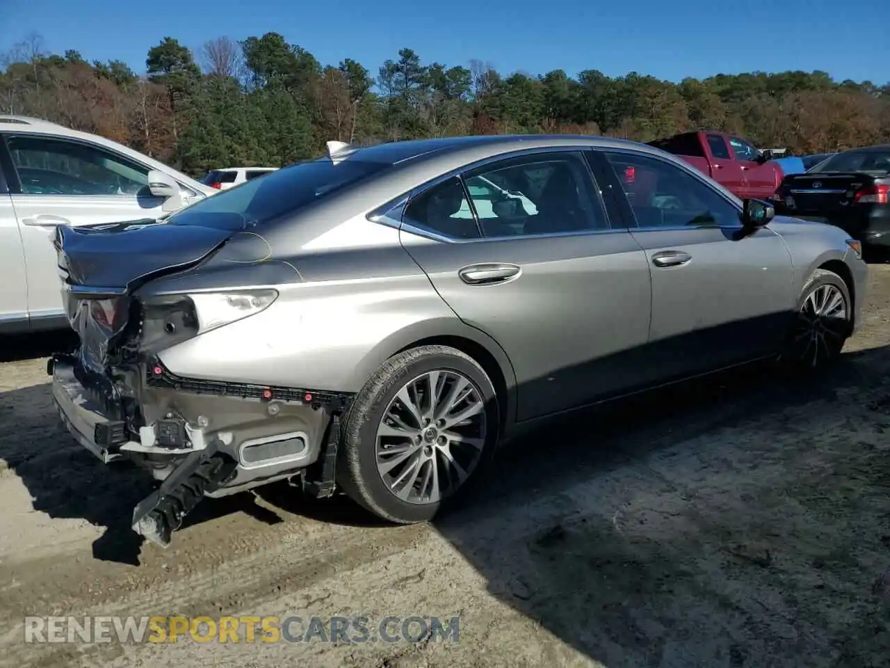 3 Photograph of a damaged car 58ADZ1B14LU074428 LEXUS ES350 2020