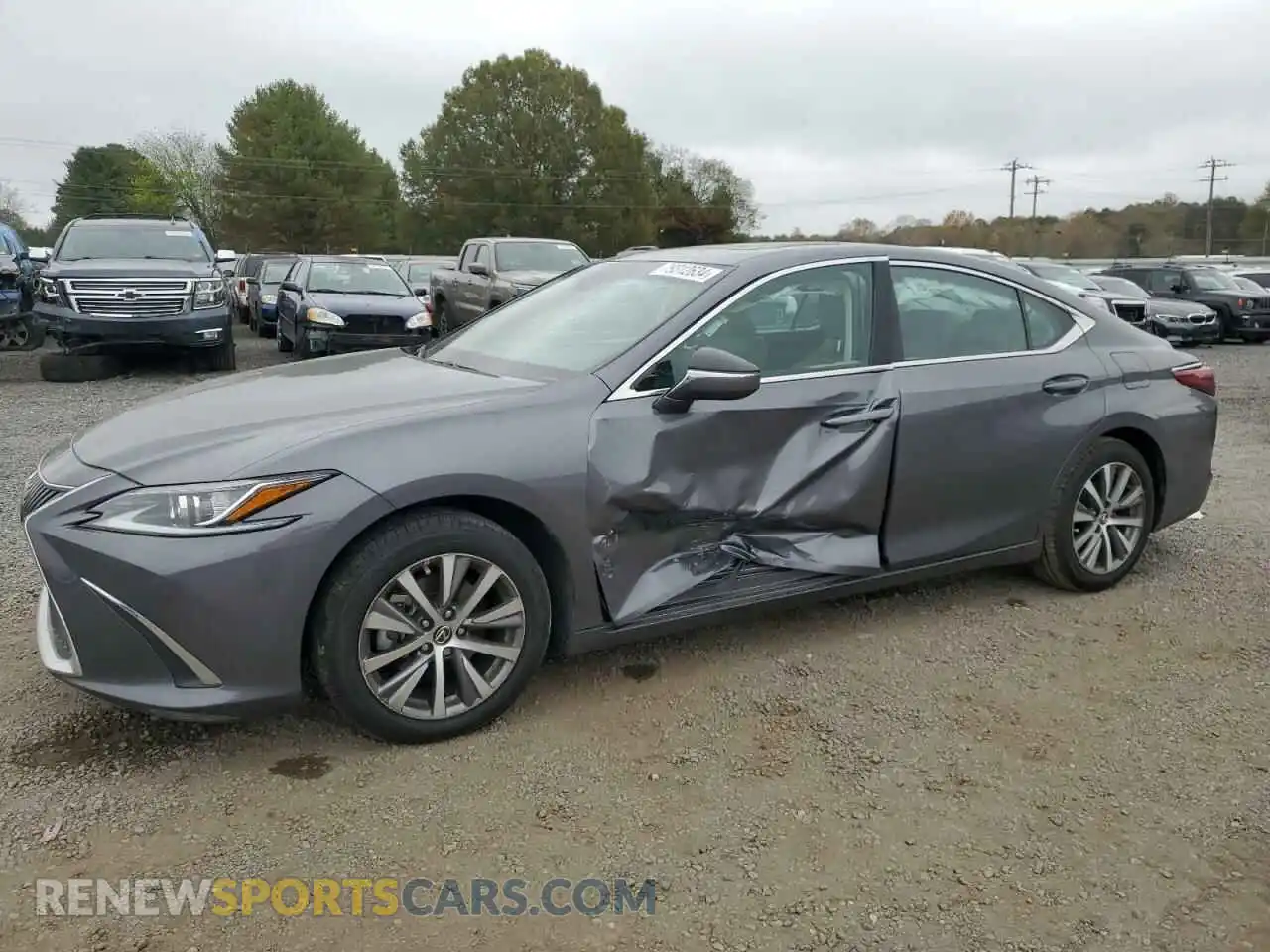 1 Photograph of a damaged car 58ADZ1B14LU080360 LEXUS ES350 2020