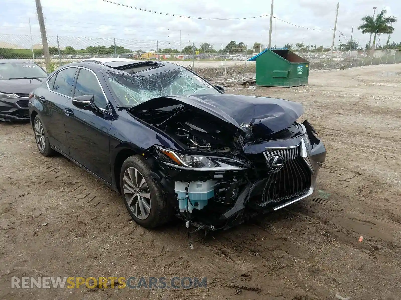 1 Photograph of a damaged car 58ADZ1B15LU058075 LEXUS ES350 2020