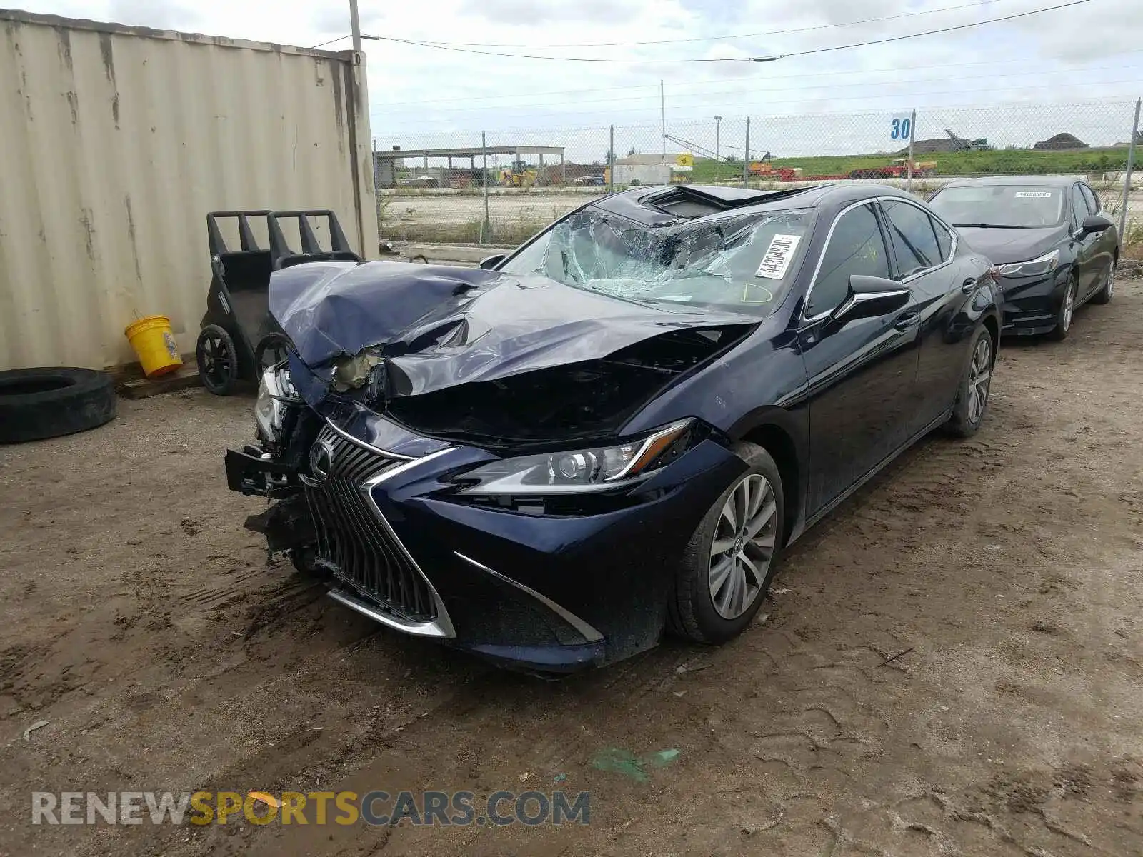 2 Photograph of a damaged car 58ADZ1B15LU058075 LEXUS ES350 2020