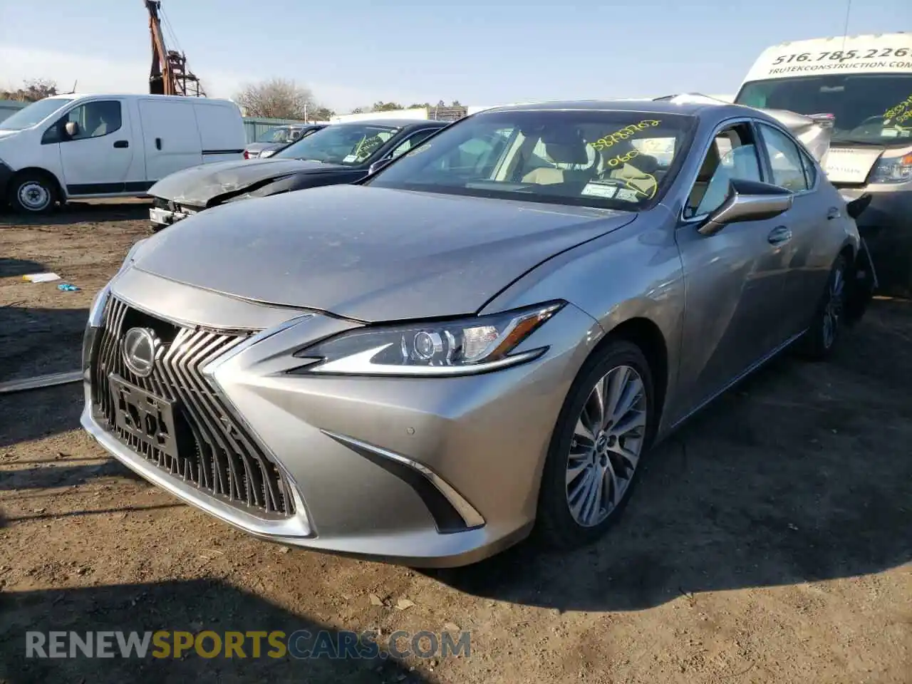 2 Photograph of a damaged car 58ADZ1B15LU060313 LEXUS ES350 2020