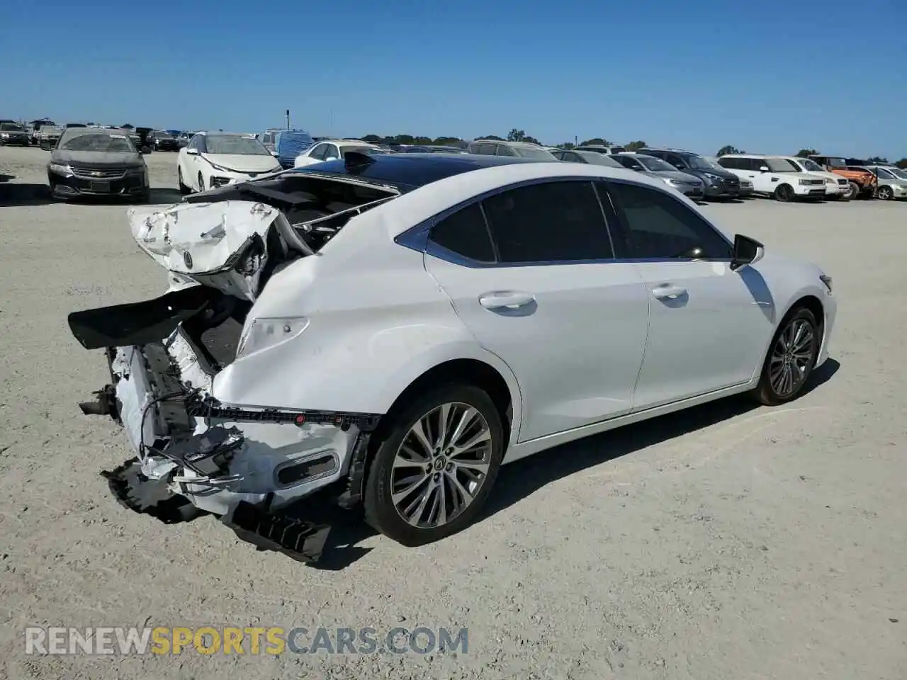 3 Photograph of a damaged car 58ADZ1B15LU070484 LEXUS ES350 2020