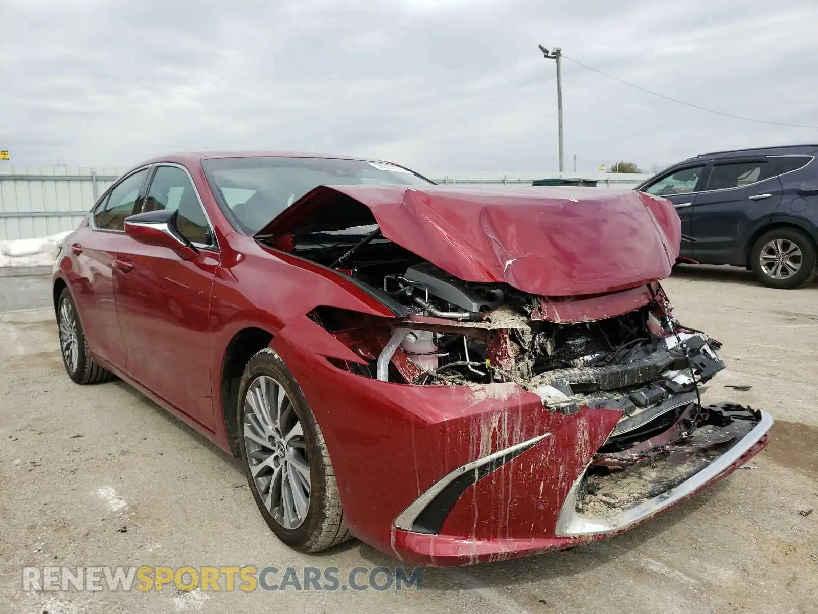 1 Photograph of a damaged car 58ADZ1B15LU075202 LEXUS ES350 2020