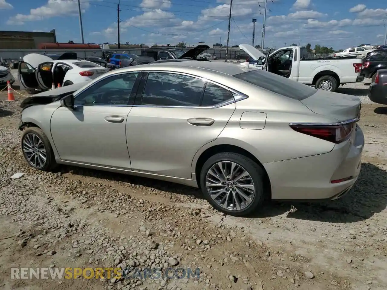 2 Photograph of a damaged car 58ADZ1B15LU077659 LEXUS ES350 2020