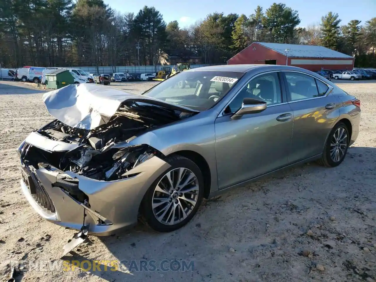 1 Photograph of a damaged car 58ADZ1B17LU052892 LEXUS ES350 2020