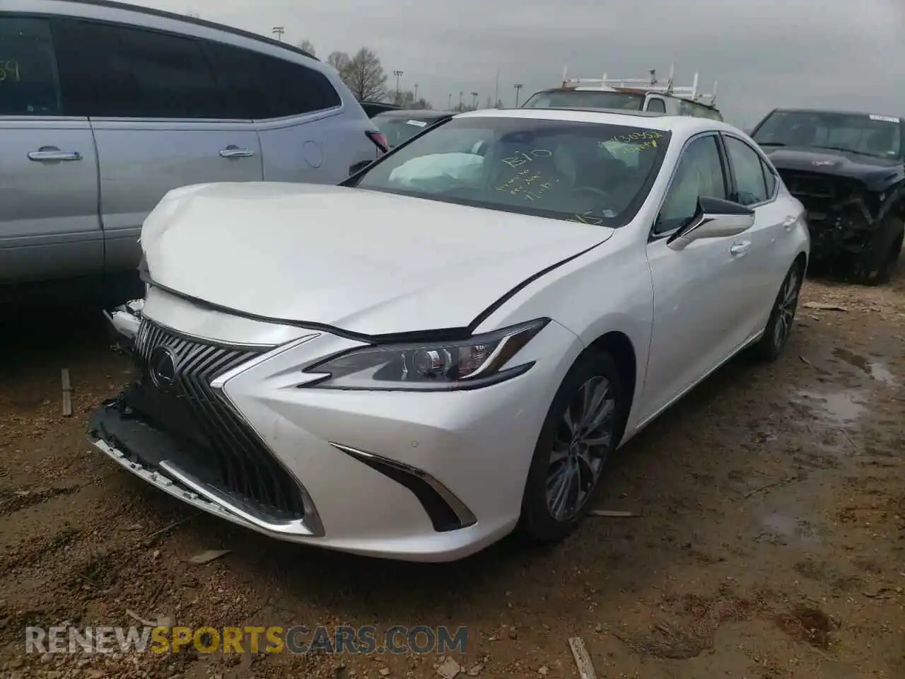 2 Photograph of a damaged car 58ADZ1B17LU079204 LEXUS ES350 2020